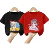 Camiseta de Verano para Niñas 2025 Nuevo Estilo Estilo Infantil Estilo Coreano Camiseta de Verano de Manga Corta para Niñas Algodón Puro t Top Holgado