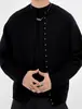 Cárdigan de punto para hombre, nueva colección otoño/invierno 2026, suéter de alta gama con cuello de béisbol