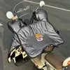 Cobertura Antivento para Veículo Elétrico Modelo Novo 2025, Feita de Veludo de Leite, Espessada, Impermeável, Antivento, Totalmente Fechada para Patinetes Elétricos