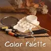 A Nova Paleta de Aquarela Acrílica Transfronteiriça é Usada para Separar Diferentes Cores de Tinta, com um Design Prático e Simples
