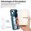 Estampado de Planta Pintado Adecuado para Funda de Teléfono Móvil Apple 15 Cuero Liso Tarjeta 13 Anillo Soporte Cubierta Protectora Iphone15