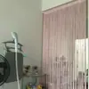 Cortina de Fio Decorativa com Contas de Cristal Tela Criptografada Cortina de Entrada Divisória de Sala de Estar Cortina Suspensa Sem Furos Quarto Moderno Varanda