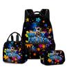 Juego 3D nuevo ROBLOX blox fruits mochila escolar lonchera estuche para lápices juego de tres piezas