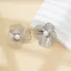 Brincos de Clipe para Velas de Mosquito para Mulheres Sem Orelhas Furadas, Brincos de Pérola de Alta Qualidade, Brincos Estilo Francês Atacado, Luxo Leve Ins, Simples e Elegante