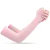 Mangas de hielo de verano para hombres y mujeres, mangas de protección solar, anti-ultravioleta, mangas de seda de hielo delgadas y extendidas, mangas de protección para brazos de conducción