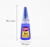 Manicura 401 pegamento Botella Azul 20g Esmalte de Uñas Portátil Pegamento Especial Pasta Esmalte de Uñas Joyería Pegamento Fuerte de Secado Rápido