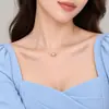 Colar Feminino Novo Corrente Clavícula Pearl High Sense de Nicho Luxo Leve Celebridade Cyber Explosões Colar Pingente de Joia Atacado