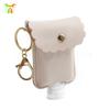 Bolsa de cintura 60ml PU porta-álcool em gel com frasco porta-líquido de limpeza para mãos sem enxágue