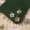 10 Peças DIY Acessórios para Joias de Flor de Liga Retro Colar Pulseira Brincos Pingente Antigos Feitos à Mão Prata Antiga