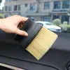 Ar condicionado do carro escova de limpeza de saída de ar detalhes de limpeza de interiores escova ferramenta de limpeza de pó