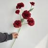 Flor de simulação 6 cabeças lasanha Crisântemo europeu auditório de casamento teto estrada alta decorativa flor de seda exportação