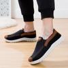 Zapatos de tela de Pekín antiguos de invierno con forro polar grueso, zapatos de pedal para hombre casuales, zapatos cálidos para hombre, fabricantes al por mayor, zapatos de alfombra