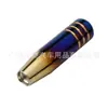 Cabeça de engrenagem azul assada engrenagem de carro 13CM alavanca de câmbio modificação de personalidade cabeça de engrenagem cabeça de engrenagem de liga de alumínio tipo universal