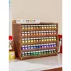 Caixa Organizadora de Bandejas de Papel Porta-armazenamento de Miçangas Perler Prateleira de Armazenamento para Mesa de Escritório Bandeja para Cartas Armário de Armazenamento de Arquivos tipo Gaveta