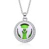 Suministro de Fábrica Difusor de Perfume Espiral Collar de Aceite Esencial de Aromaterapia Acero Inoxidable de Alta Calidad Collar para Mujer