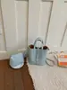 Cesta de Legumes Simples Transfronteiriça Pequena Bolsa para Mulheres 2026 Novo Estilo Bolsa Balde de Mão com Padrão Lichia Bolsa Transversal Fashionable Casual