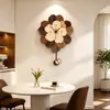 Reloj de Pared Nuevo Estilo Vintage 2026 para Sala de Estar, Reloj Creativo Decorativo de Alta Gama para el Hogar, Reloj de Pared Decorativo Artístico Retro