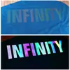 Procesamiento de Fábrica y Personalización de Ropa con Color Degradado, Etiquetas Reflectantes Iridiscentes de Alta Elasticidad, Impresión por Transferencia Térmica y Etiquetas Reflectantes de Transferencia de Siete Colores