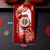 Cerimônia do chá de casamento envelope de presente de casamento vermelho de mil yuans, cartão de felicitações de luxo leve de alta qualidade, envelope vermelho de mil yuans, envelope vermelho personalizado, atacado de fábrica