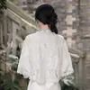 Cheongsam de Verano con Cárdigan y Chal, Estilo República de China con Falda, Elegante y Moderno Chal Corto de Encaje en Stock
