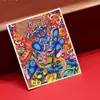 Dzambala Negro pintado tibetano pintura Thangka pintada a mano lienzo central impresión microchorro Thangka cultural y creativo Zakiralam al por mayor