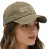 Gorra de Béisbol Lavada Vintage Estilo Nuevo Transfronterizo Rey Reina para Hombres y Mujeres Entusiastas de la Moda Urbana