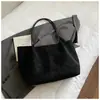 Nuevo modelo de otoño de 2026, simple, de gran capacidad, moderno, color liso, estilo coreano, con textura, bolso de hombro, bolso tote casual de moda para Instagram