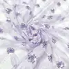 Tela de Vestido con Bronceado de Flor de Planta de Flor Japonesa y Coreana Lentejuela Bordado Estéreo de Rosa