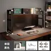 Estantes de Almacenamiento de Escritorio Cuidadosamente Seleccionados, Almacenamiento de Tablero Perforado para Escritorio, Escritorio de Oficina Integrado con Computadora, Estantería Vertical de Múltiples Niveles para Estudiantes