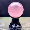 Adornos de Bola de Cristal Rosa Natural Adornos de Bola de Cristal Rosa para Oficina Hogar Decoración de Escritorio Bola de Cristal Mar de China Oriental Regalo Venta al por Mayor