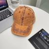 Gorra de béisbol versátil de estilo coreano retro lavado desgastado sombrero de moda sombrero vaquero para mujer gorra con visera de estilo japonés moda ins para hombre