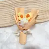 Buquê Criativo Mini Lã DIY Feito à Mão Pequena Margarida Flores Secas Imortais Lembrancinha de Feriado Presente Decoração Presente