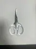 Estilo ins tijeras pequeñas transparentes simples fabricante al por mayor en stock tijeras para manualidades de estudiante tijeras de papelería tijeras de oficina