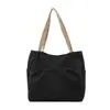 Bolsa de Mão Casual Simples da Moda Feminina 2024 Nova Grande Capacidade para o Trabalho Bolsa de Ombro Bolsas Tote para Faculdade
