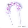 Decoración Creativa para Pastel de Cumpleaños Lazo Bola de Pelo Arco Enchufe para Pastel Pequeña Princesa Enchufe para Decoración de Pastel
