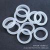 Anel de Jade Tricolor de Quartzito de 17 mm Anel Giratório
