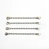 Cadena de Bolas de Acero Inoxidable 304 con Hebilla de Hueso Hebilla Plana de Metal para Manualidades Cadena de Conexión para Cortinas Decoración de Iluminación Cadena de Perlas Onduladas Hebilla de Doble Anillo