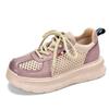 [9.9kg Pares, Disponible] Zapatos Casuales de Cuero Genuino con Suela Gruesa para Mujer, Sandalias, Zapatos Deportivos Ligeros de Piel de Vaca de Primera Capa