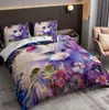 Ropa de cama Amazon transfronteriza de tres piezas impresión digital 3D animal gato perro sábana funda de edredón venta al por mayor de fábrica