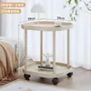 Mesa Auxiliar para Sofá, Mesa de Centro Móvil, Estante de Almacenamiento, Mesita de Noche para Dormitorio, Mini Gabinete Auxiliar de Moda para Apartamentos Pequeños