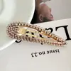 Presilha de Cabelo Lateral Quebrada Full Diamond Elegante de Alta Qualidade, Casual e Fashion, Estilo Coreano, Versátil, Geométrico, Strass, Presilha BB, Acessórios de Cabelo, Atacado