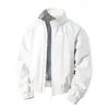 Otoño/Invierno 2026 Nueva Chaqueta Bomber Americana de Calle con Cuello Alto para Hombre Tallas Grandes Moda Chaqueta Corta Casual para Hombre