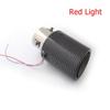 Modificação de Carro Tubo de Escape Universal Fibra de Carbono Real Tubo de Cauda Iluminado por LED Tubo de Escape com Chama