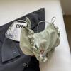 Bolso Cruzado Personalizado Nicho Verano 2025 Nuevo Moda de Alta Gama Versátil Plegado Cadena Bolso de Hombro Axila