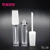 Tubo de Empaque para Brillo de Labios Cosmético Logotipo Imprimible Carcasa de Labial Y10 Tubo de Plástico de Moda para Brillo de Labios Botella de Miel para Labios