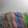 Piel Artificial Imitación Zorro Peluche Dorado Toka Suave Mediano Ropa de Zorro Cuello de Piel Tela de Juguete