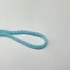 Fabricante cuerda de cordón de fibra de polipropileno pp caliente portátil color blanco y negro hueco cordón cuatro ganchos cuerda al por mayor cuerda de polipropileno