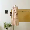 Moda de Verano 2026 Elegantes y con Estilo Tops/Vestidos Sencillos Poliéster Estilo Europeo y Americano Ropa Urbana Única Teñido Anudado del Sudeste Asiático