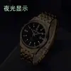 Reloj de hombre Tao Bo con calendario de acero inoxidable de alta calidad, reloj clásico y sencillo para hombre.