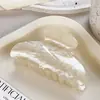 Berphia Transfronterizo Amazon Europeo y Americano Acrílico Agarre Adorno para la Cabeza Mármol de Alta Calidad Pinza de Tiburón Accesorios para el Cabello para Mujer